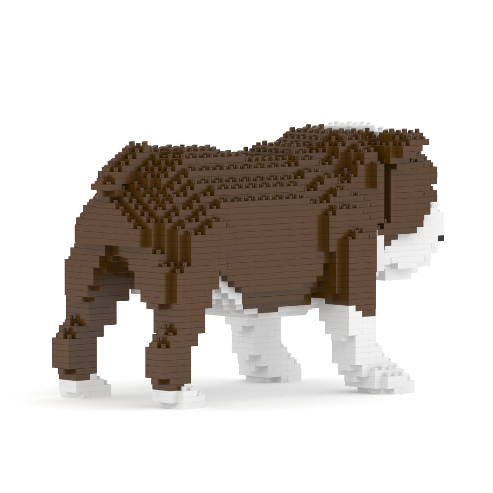 Chien Bulldog Anglais marron