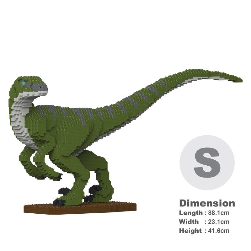 Green velociraptor