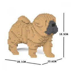 Beige Shar Pei dog