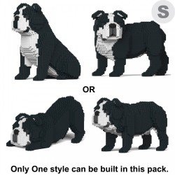 English Bulldog dog (4 in 1) black