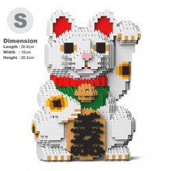 Chat porte-bonheur Maneki Neko n°1 blanc