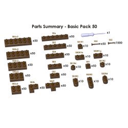 Sculptor Basic Pack 50 - Brown 1545