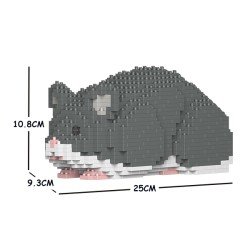 Gray hamster