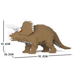 Tricératops gris grande taille