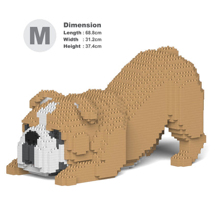 Chien Bulldog Anglais (4 en 1) beige