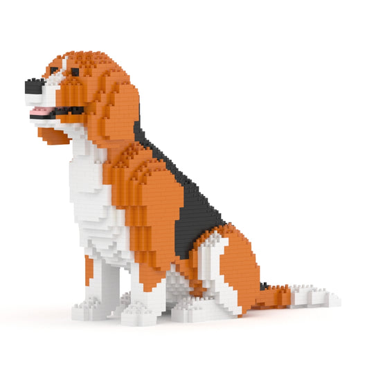 Chien Beagle assis