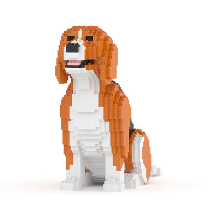 Chien Beagle assis