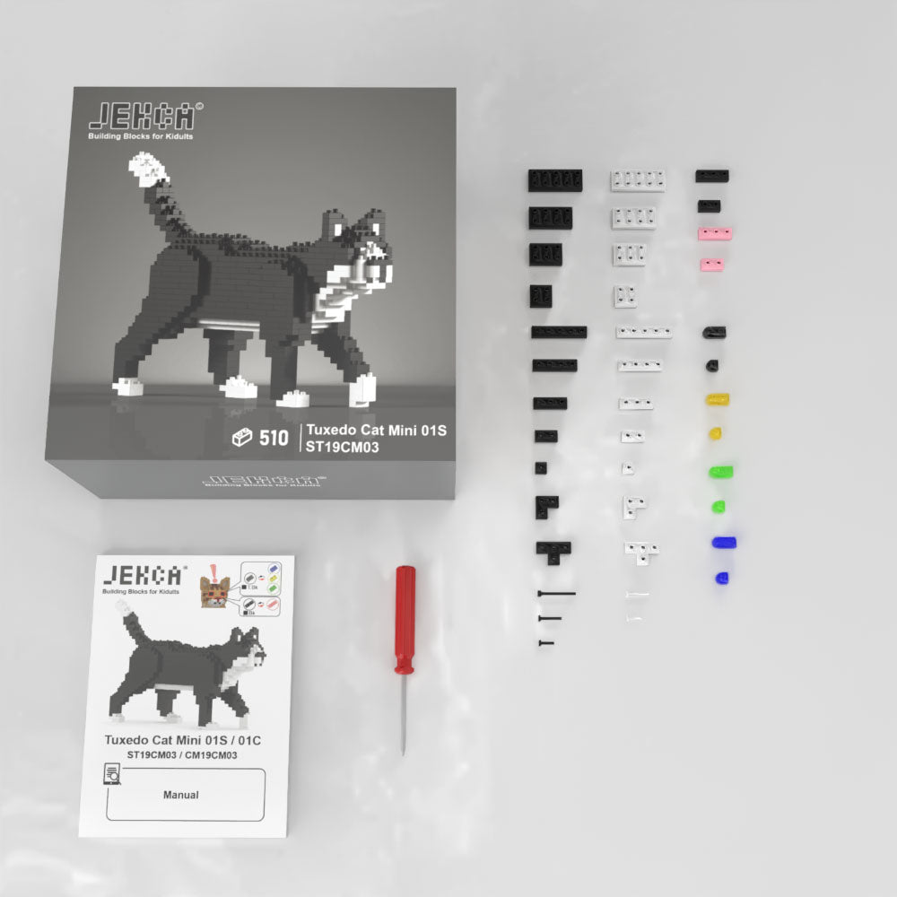 Mini Chat Tuxedo noir
