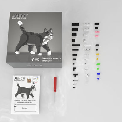 Mini Chat Tuxedo noir