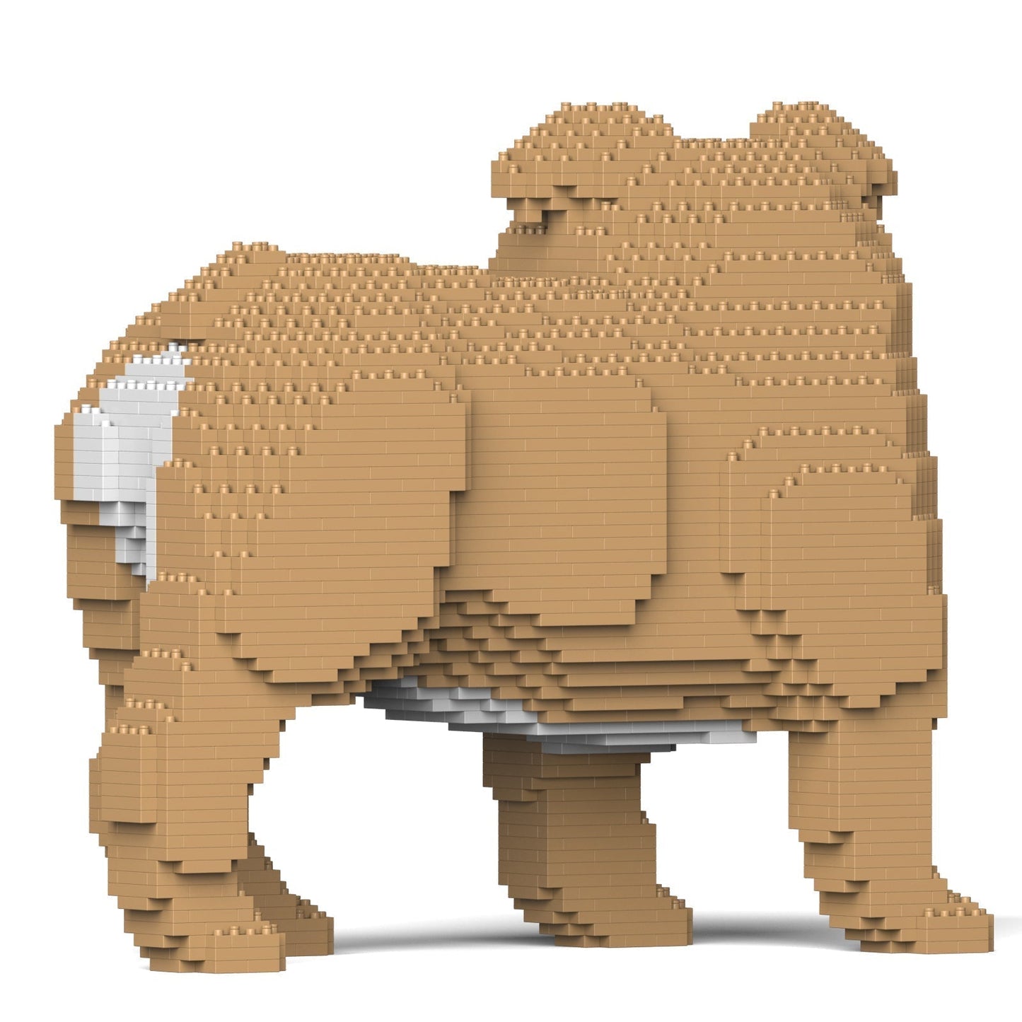 Chien Bulldog Anglais (4 en 1) beige