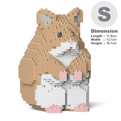 Hamster beige debout