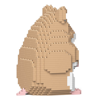 Hamster beige debout