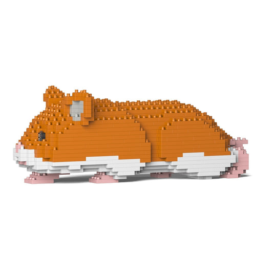 Hamster roux couché
