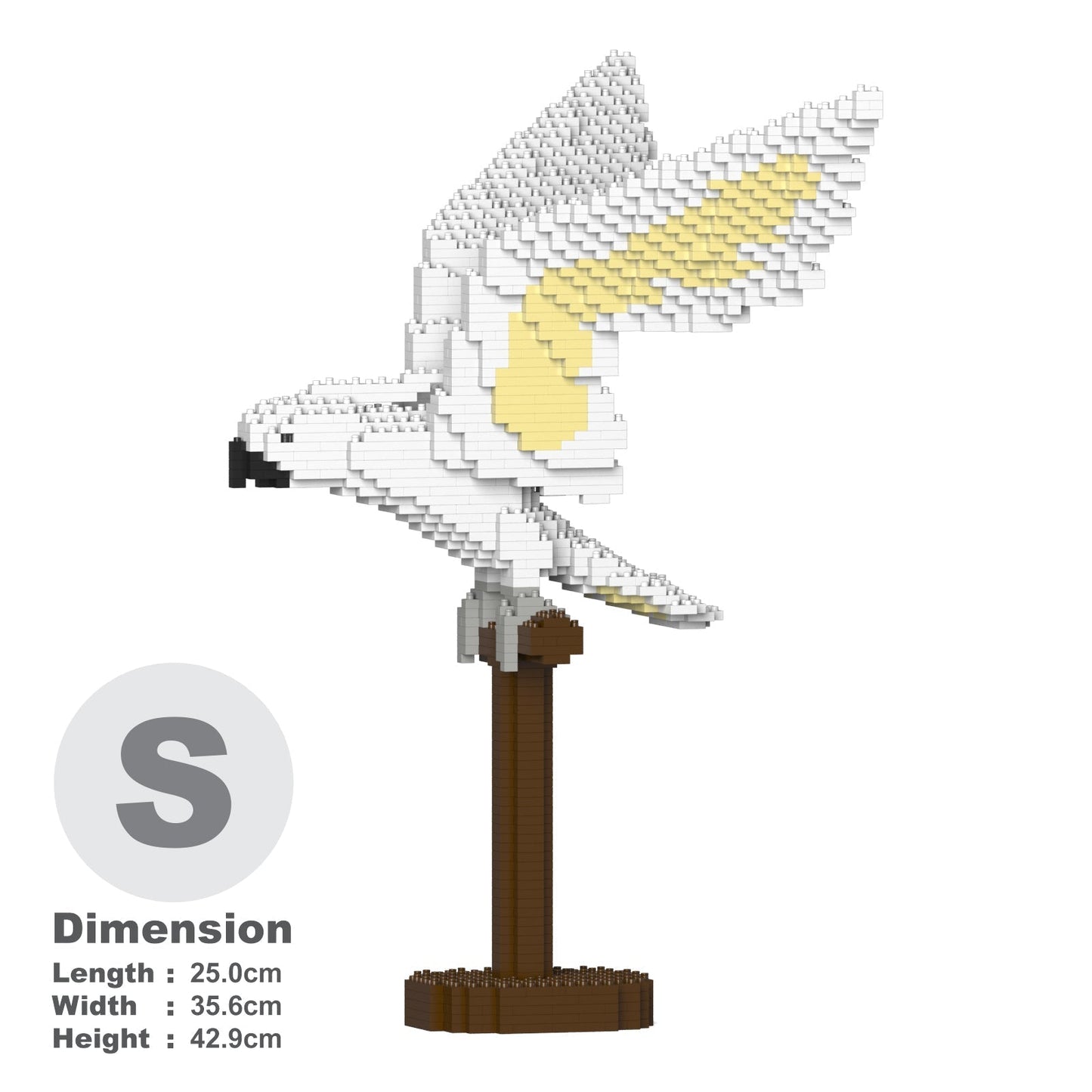 Cacatoès blanc ailes déployées