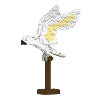 Cacatoès blanc ailes déployées