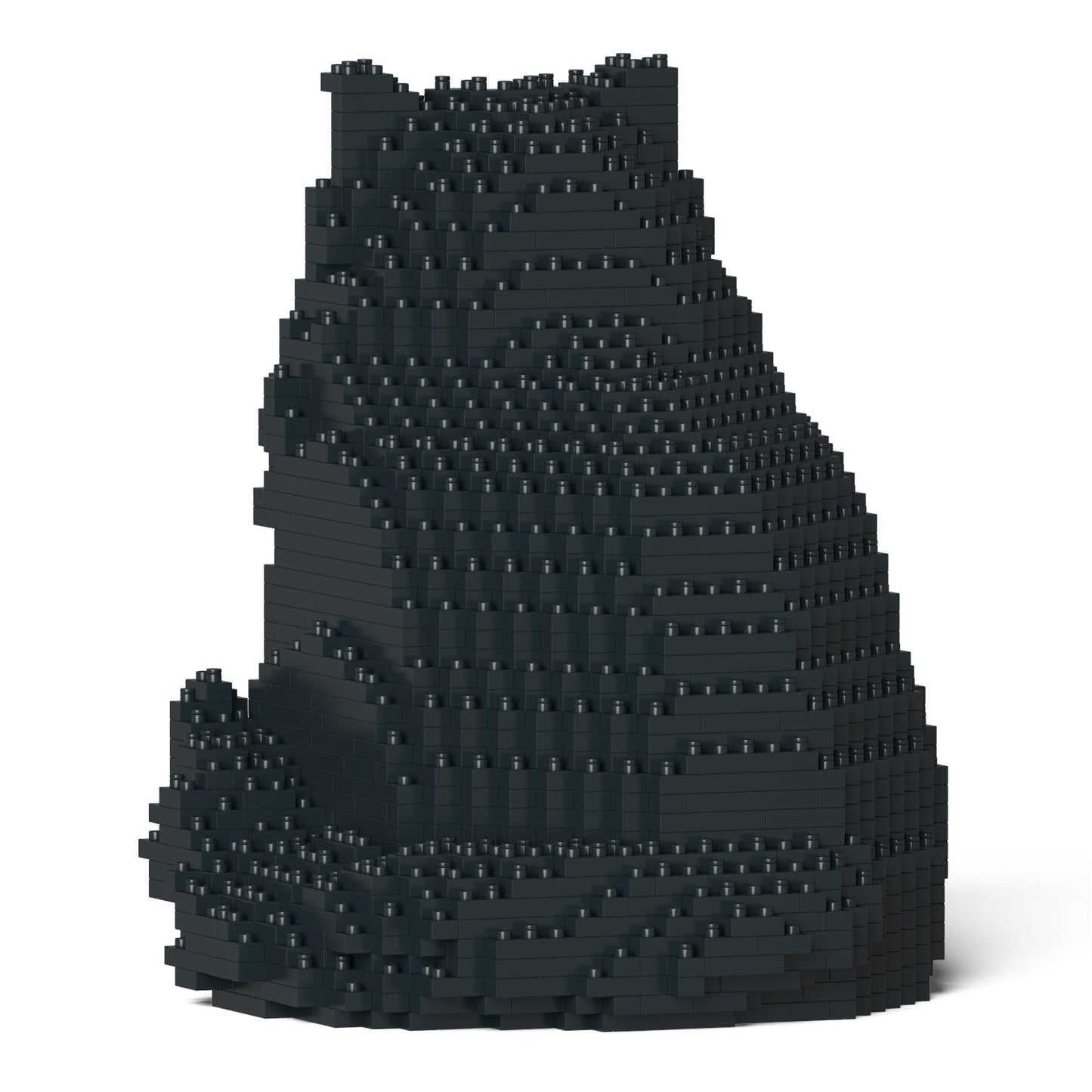 Chat Persan noir assis