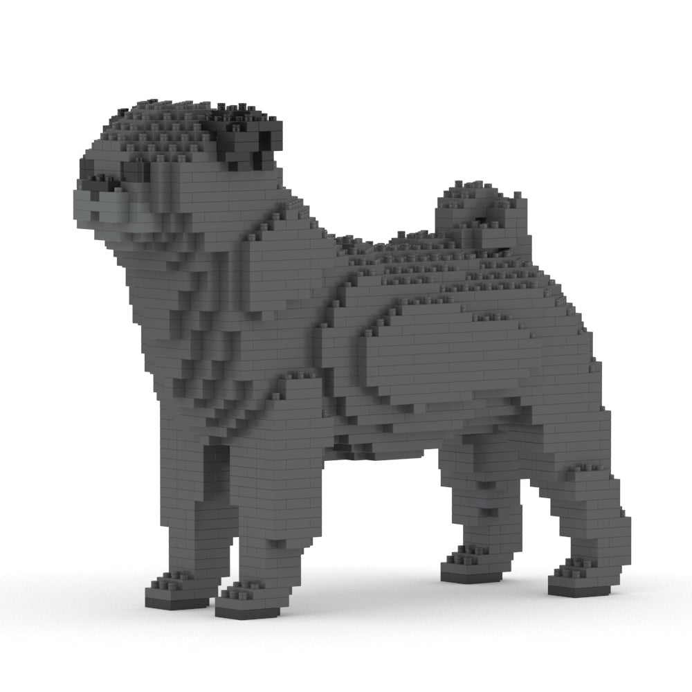 Chien Carlin gris