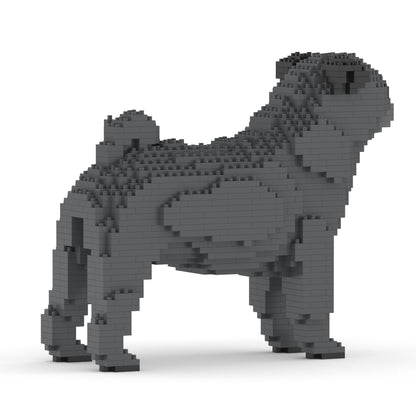 Chien Carlin gris