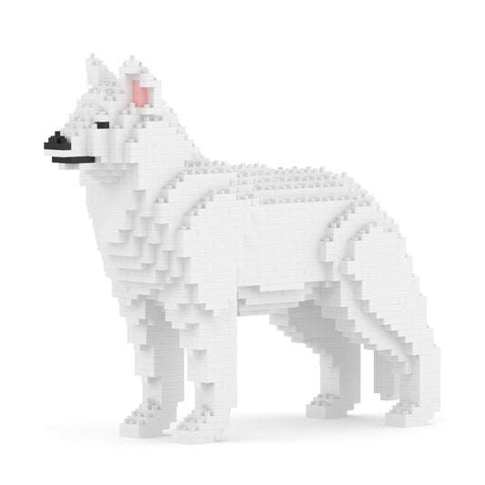Chien Husky blanc