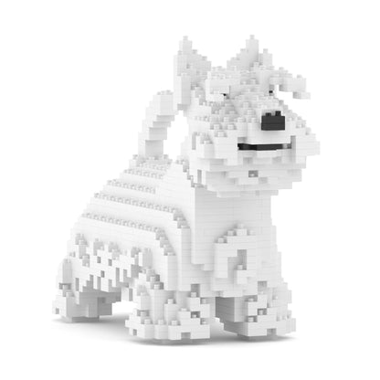 Chien Terrier Ecossais blanc