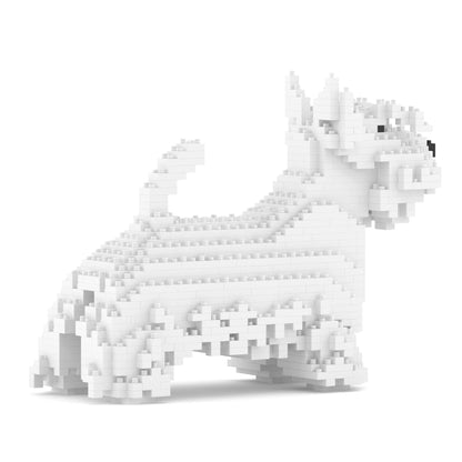 Chien Terrier Ecossais blanc