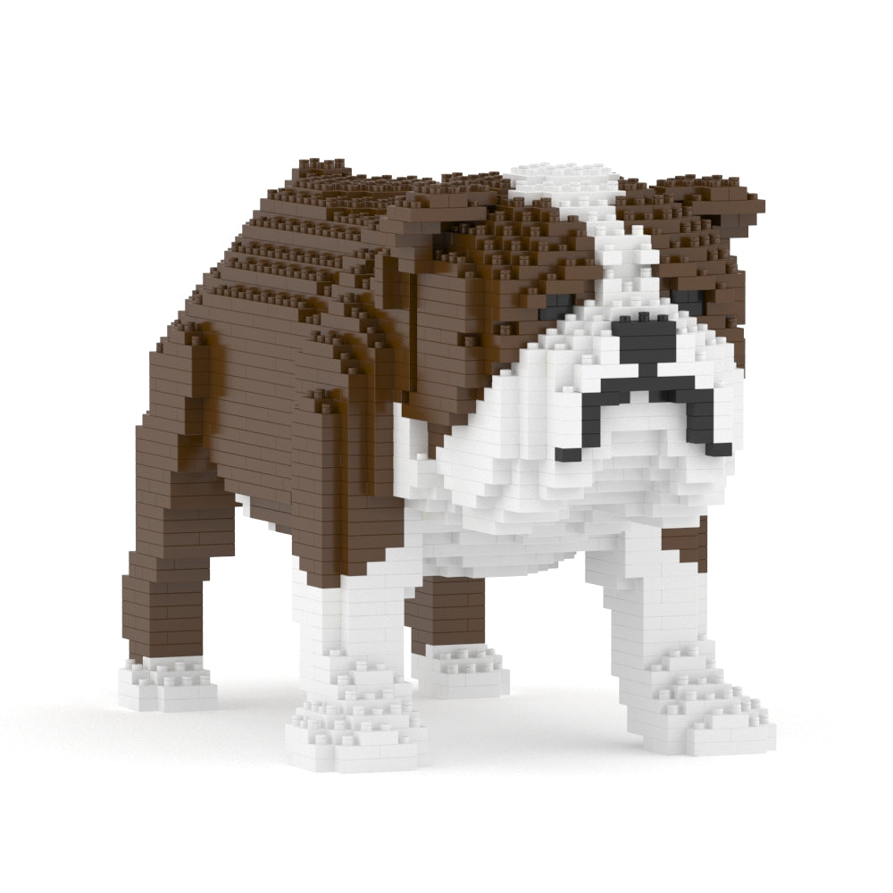 Chien Bulldog Anglais marron