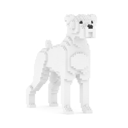 Chien Boxer blanc