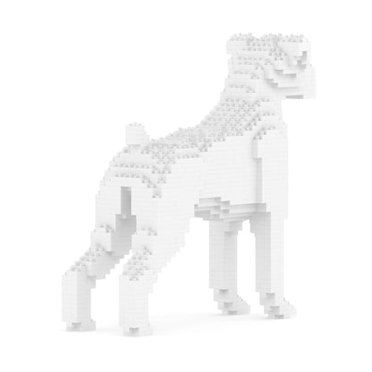 Chien Boxer blanc