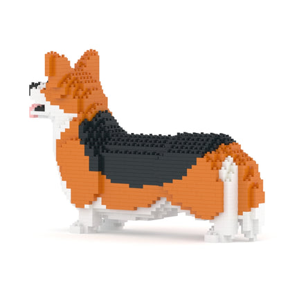 Chien Welsh Corgi roux et noir