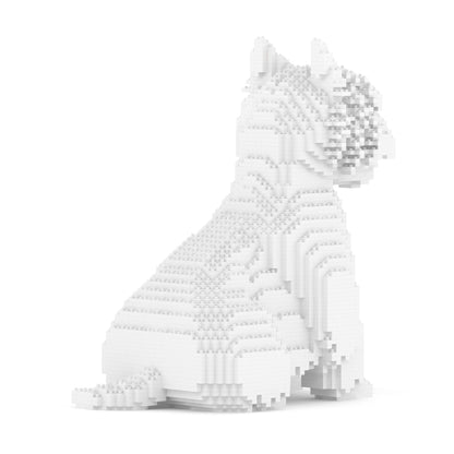 Chien West Highland White assis