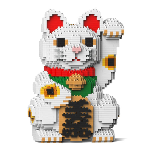 Chat porte-bonheur Maneki Neko n°1 blanc