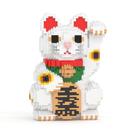 Chat porte-bonheur Maneki Neko n°1 blanc