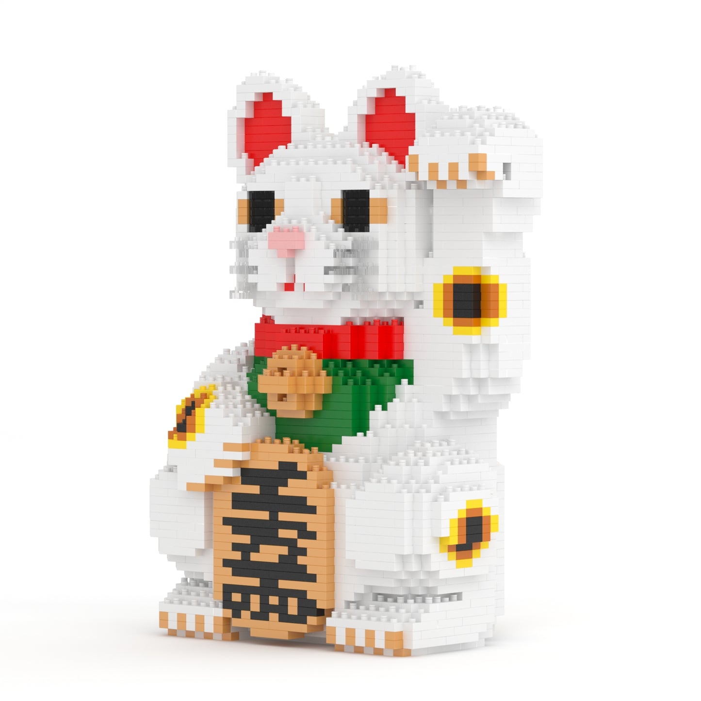 Chat porte-bonheur Maneki Neko n°1 blanc