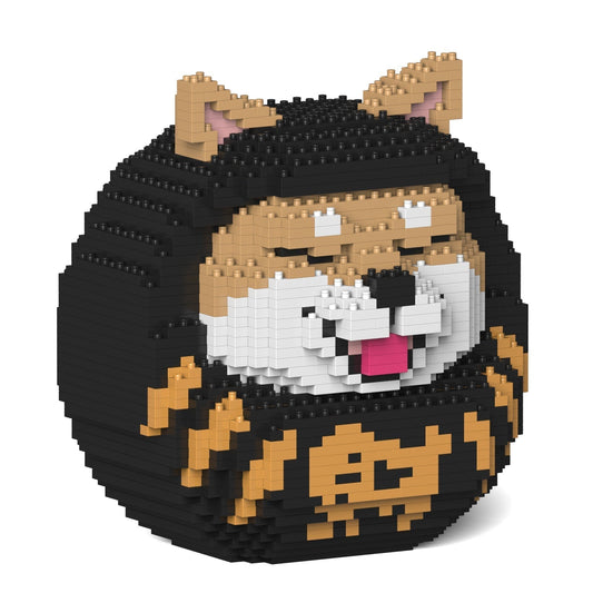 Poupée Daruma Shiba n°1 noire
