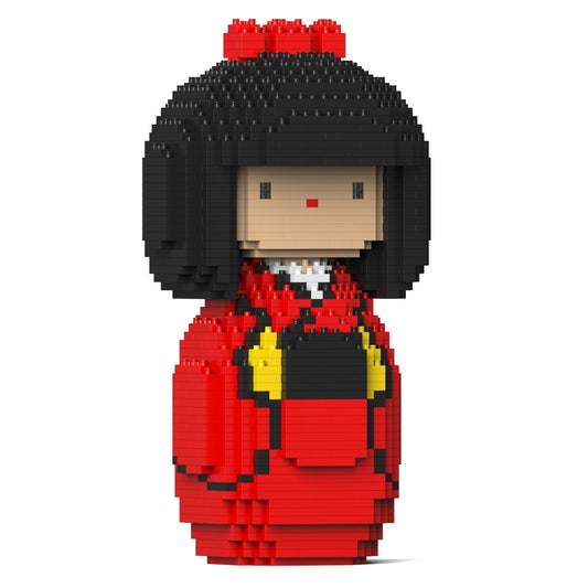 Poupée Kokeshi rouge