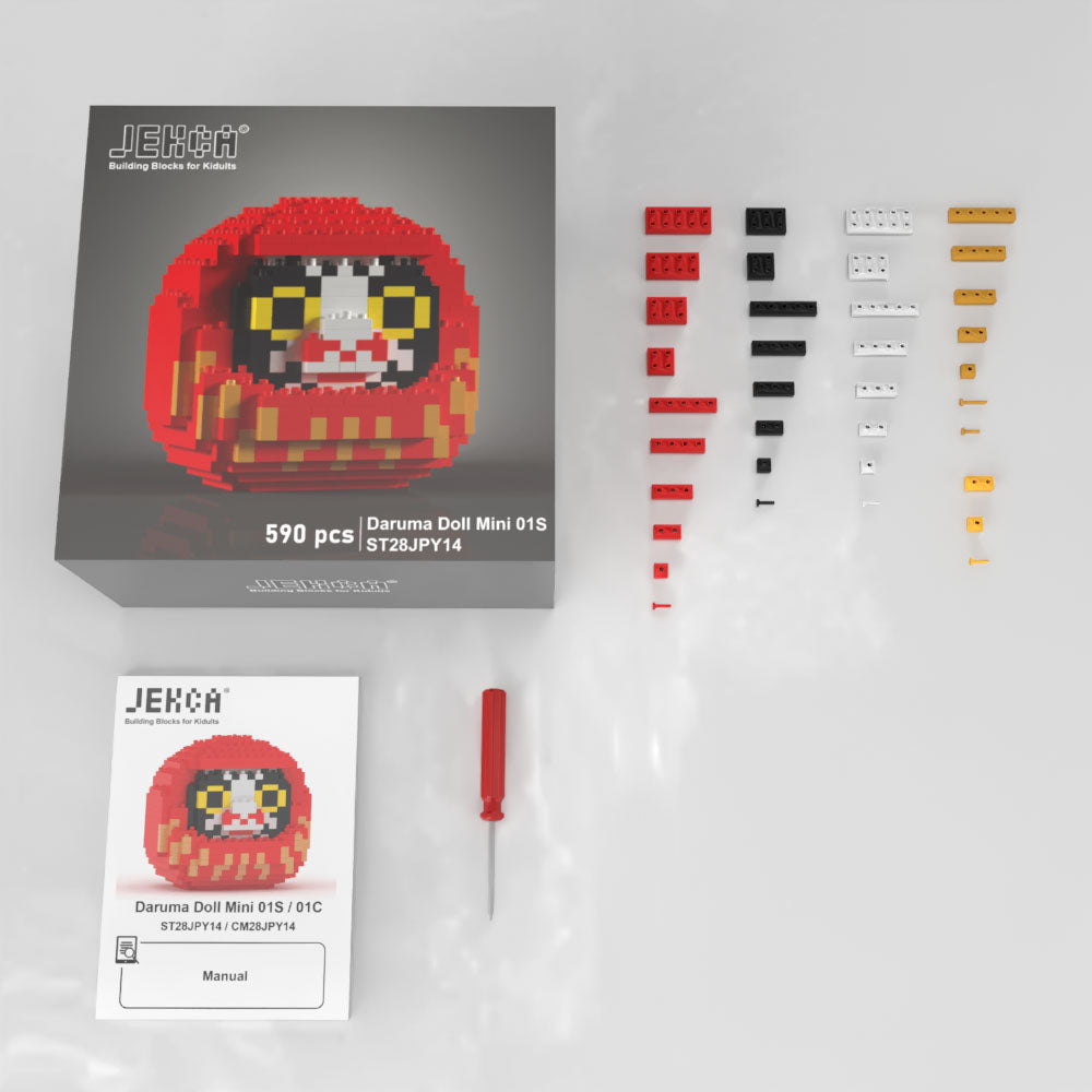 Mini Poupée Daruma rouge