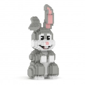 Lapin gris grande taille