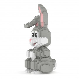 Lapin gris grande taille